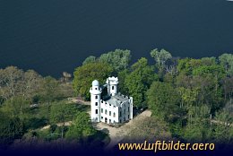 Aerial photo Castle on the Peacock Island